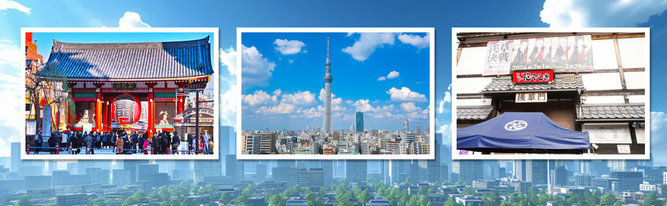 浅草エリアの観光スポット情報